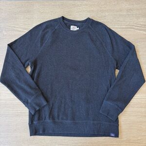 Faherty Black Crewneck Sweater